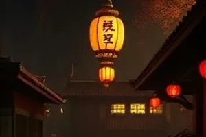 古装玄幻剧星河入梦海报，星河与古建筑